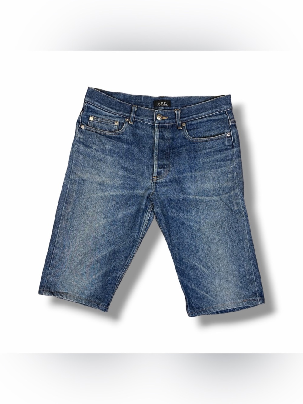 APC Jean Shorts Petit New Standard Blue Selvedge Red Line Japanese Denim 30